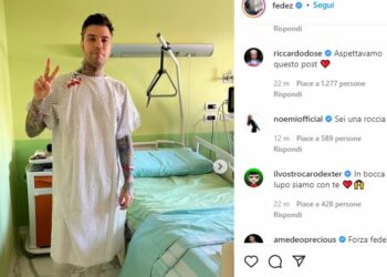 Fedez, screen da Instagram