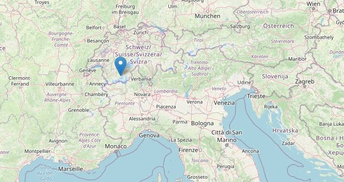 Terremoto Italia-Svizzera (Ingv)