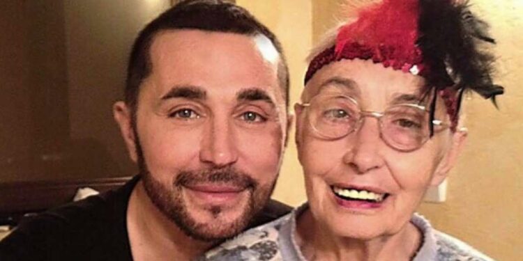 Scialpi e la madre Giuseppina (Facebbok)