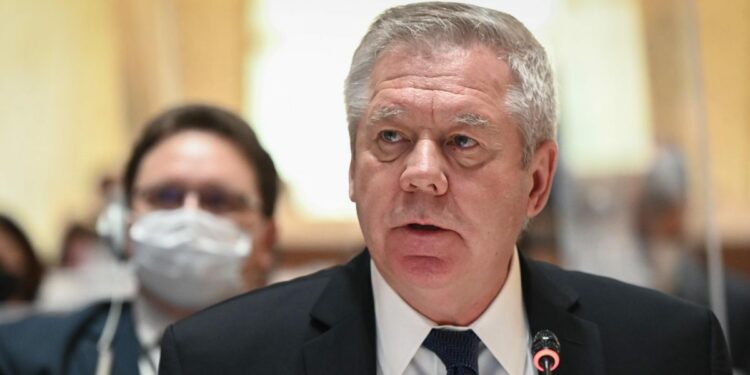 Gennady Gatilov, ambasciatore Russia all'Onu (Foto: 2022, LaPresse)