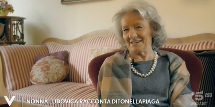 Maria Ludovica, nonna di Ditonellapiaga (Verissimo, 2022)