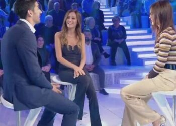 Giorgia Palmas e Filippo Magnini a "Verissimo"