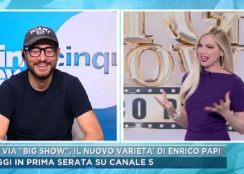 Enrico Papi a Mattino5