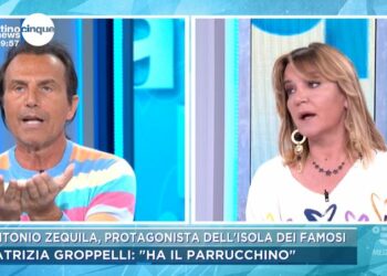 Zequila vs Groppelli a Mattino5