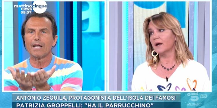 Zequila vs Groppelli a Mattino5