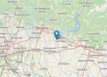 Terremoto oggi a Bergamo (INGV)