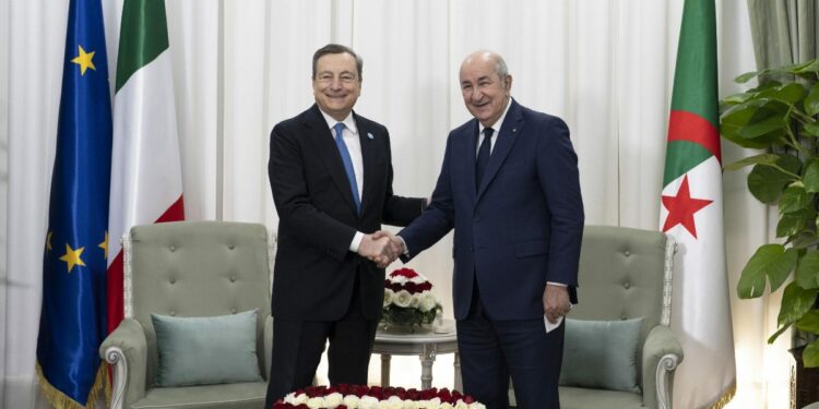 Draghi in Algeria