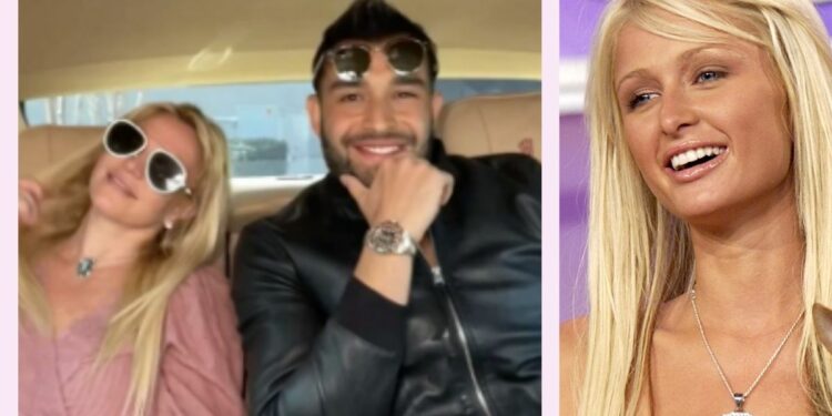 Britney Spears, Paris Hilton, Sam Asghari