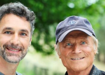 Raoul Bova e Terence Hill in "Don Matteo 13" (News Rai)