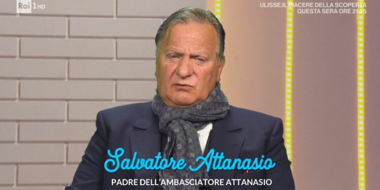 Salvatore Attanasio, papà di Luca, a Uno Mattina in Famiglia