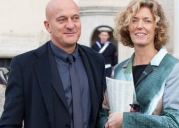 Claudio Bisio e la moglie Sandra Bonzi