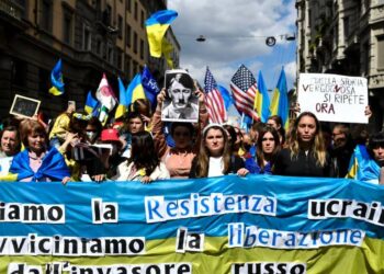 Corteo del 25 Aprile a Milano (LaPresse)