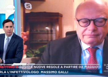 Massimo Galli a Mattino5