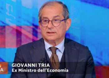 Giovanni Tria a Stasera Italia