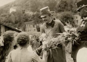 Carlo d'Asburgo (1887-1922) in Tirolo (foto d'archivio)