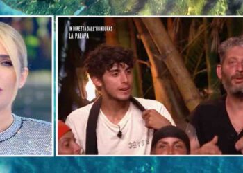 Edoardo Tavassi e Alessandro a L'Isola dei Famosi 2022