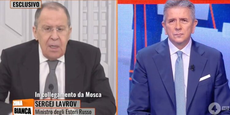 Lavrov a Zona Bianca