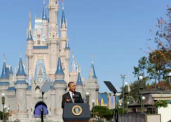 Obama a Disneyland