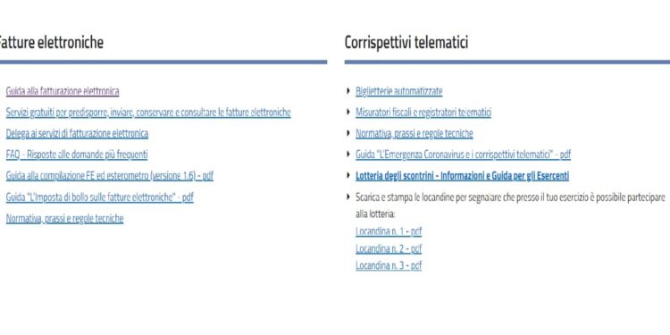 Fatture elettroniche e corrispettivi