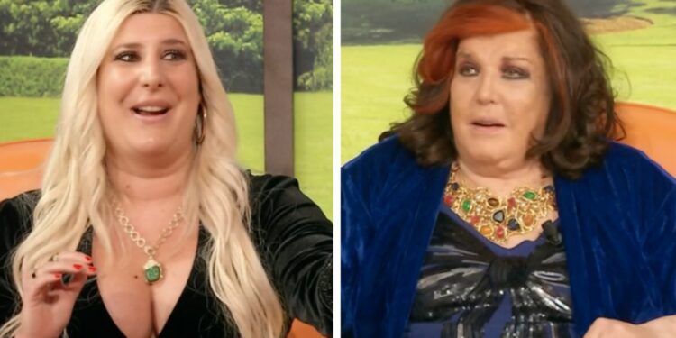 Giada e Patrizia De Blanck a Citofonare Rai 2