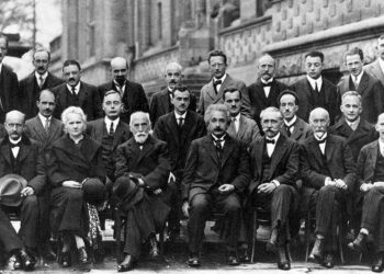 Fisici al quinto Congresso Solvay 1927