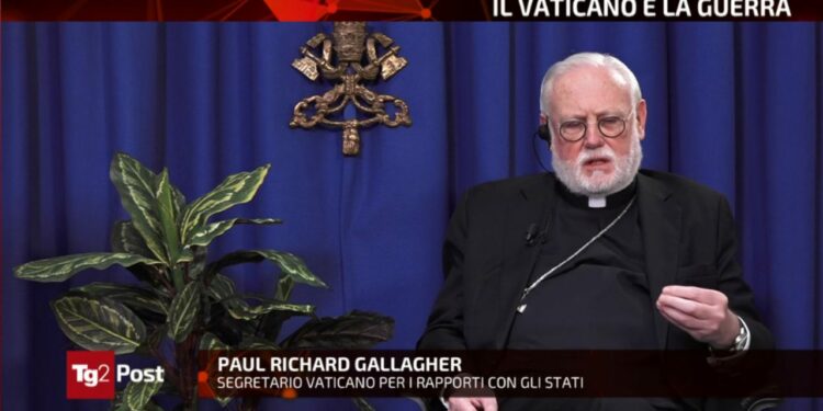 Monsignor Gallagher a Tg2Post