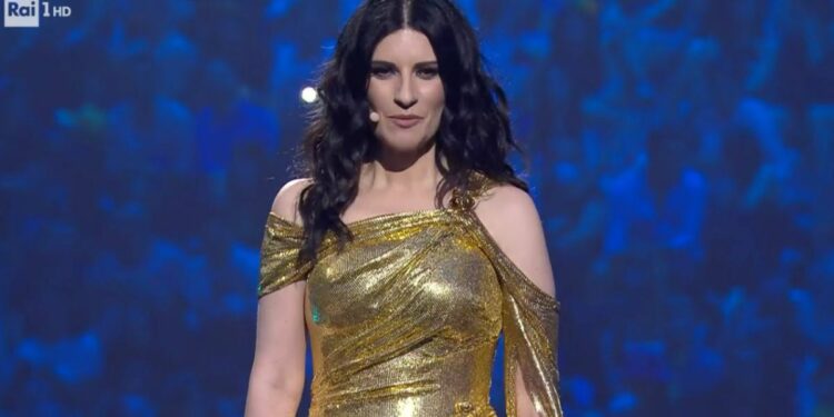 Laura Pausini in oro all'Eurovision 2022