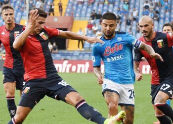 Il Genoa perde a Napoli ed è retrocesso in Serie B (Foto LaPresse)