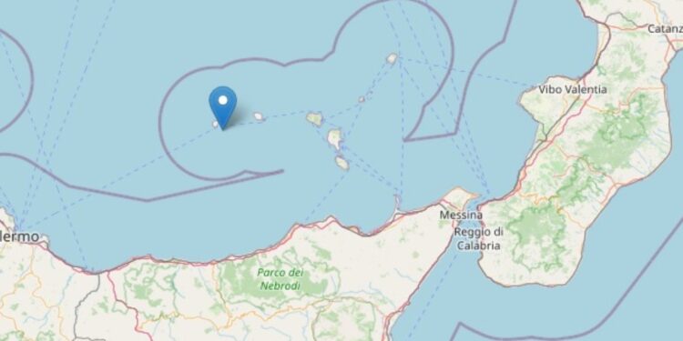 Terremoto Messina, isole Eolie (Ingv, 2022)