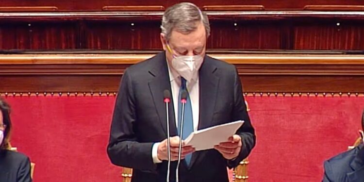 Draghi al Senato