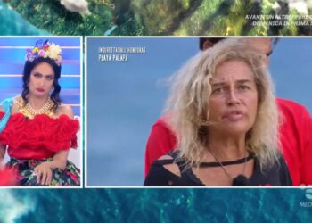 Vladimir Luxuria vs Lory Del Santo, Isola dei Famosi