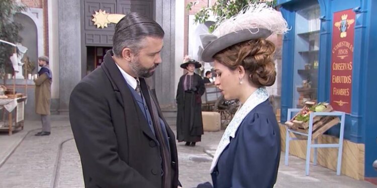 Felipe e Natalia in "Una vita"