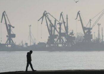 Il porto di Odessa (LaPresse)