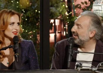 Valentina Cenni e Stefano Bollani (Foto. Rai)