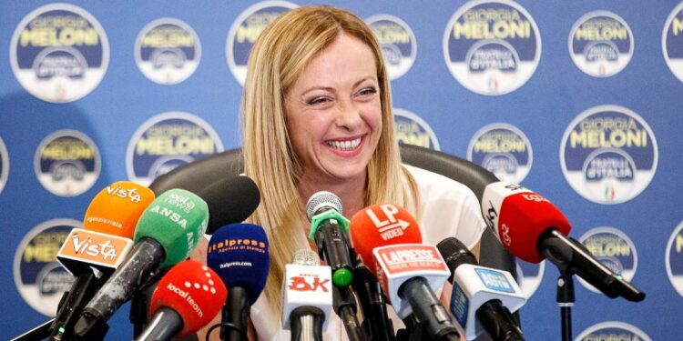 Giorgia Meloni, conferenza su risultati elezioni comunali e referendum (Foto: LaPresse)