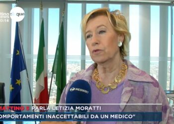 Letizia Moratti a Mattino5