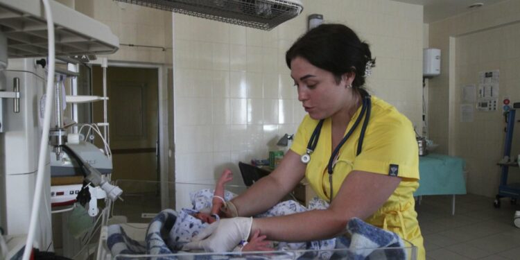 Ospedale di Donetsk, Ucraina (Foto: LAPRESSE)