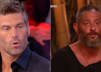 Clemente Russo e Edoardo Tavassi all'Isola dei Famosi (Foto: Screenshot)