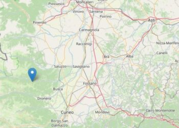 Terremoto oggi Cuneo, domenica 26 giugno 2022 (foto: INGV)