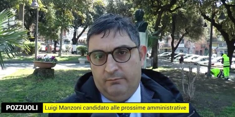 Luigi Manzoni, neo sindaco Pozzuoli (screen da Youtube)