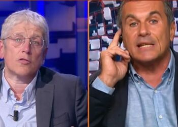 Mario Giordano e Valerio Rossi Albertini (Zona Bianca, 2022)