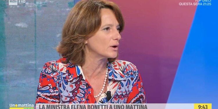 Ministra Bonetti a Uno Mattina Estate