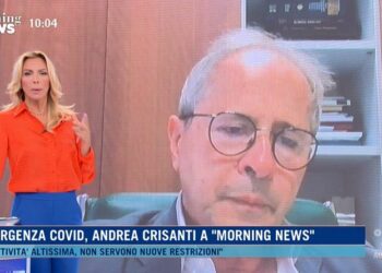 Andrea Crisanti a Morning News, Canale 5