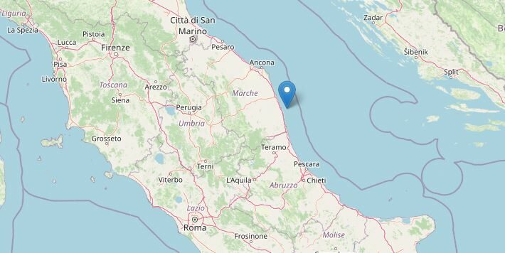 Terremoto a Fermo, Ingv