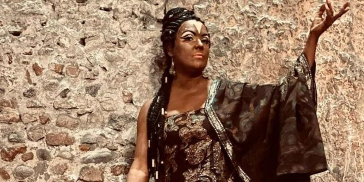 Anna Netrebko in versione Aida (foto: Instagram)