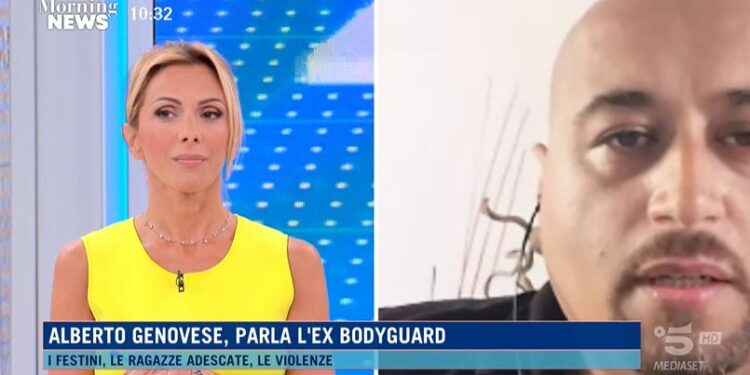 Simone Bonino, bodyguard Alberto Genovese (Morning News)