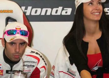 Marco Melandri e Manuela Raffaetà