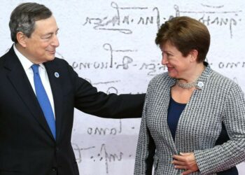 Draghi e Kristalina Georgieva