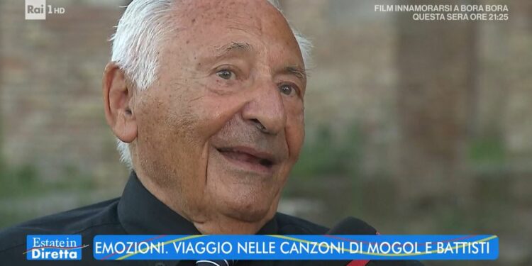 Il maestro Mogol a Estate in Diretta