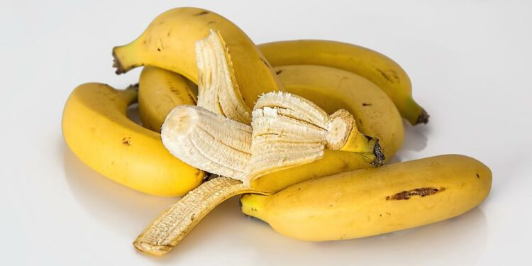 Banane, foto da Pixabay